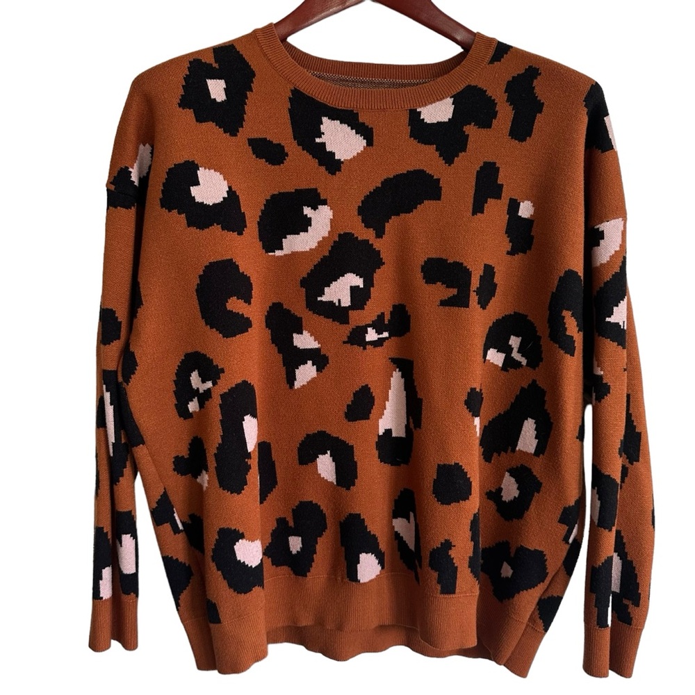 Animal Print Sweater 2XL